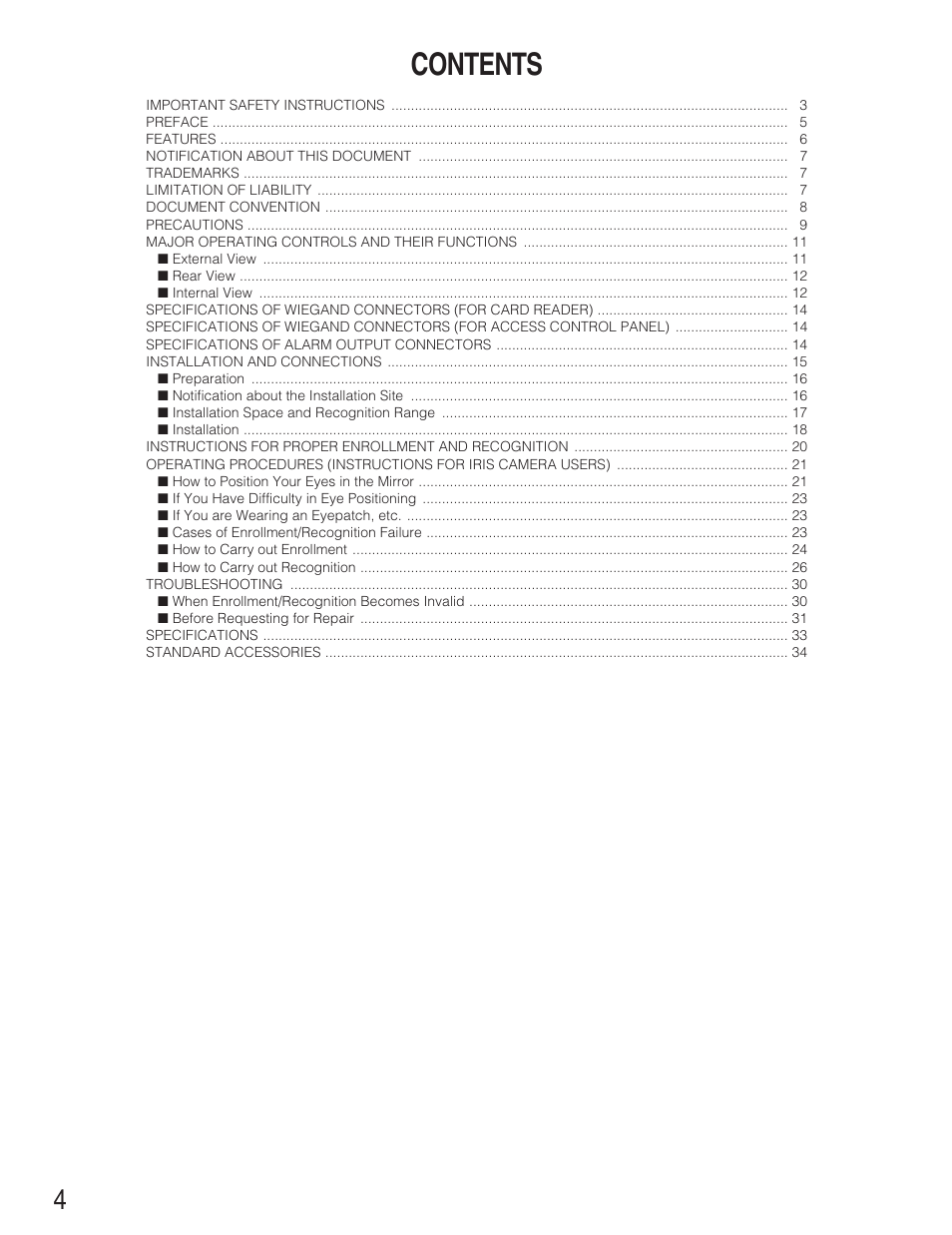 Panasonic BM-ET300AE User Manual | Page 4 / 35