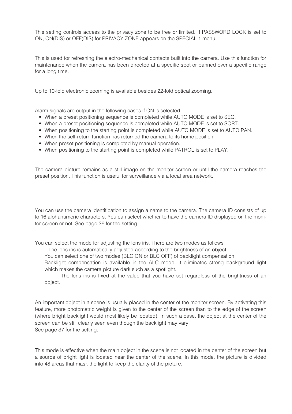 Panasonic WV-CW864 User Manual | Page 12 / 60