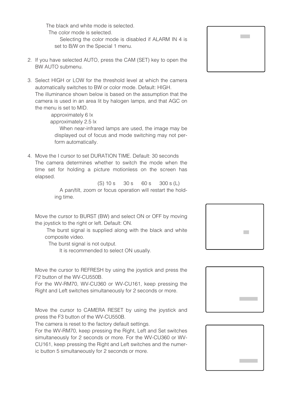 Panasonic WV-CW864 User Manual | Page 45 / 60