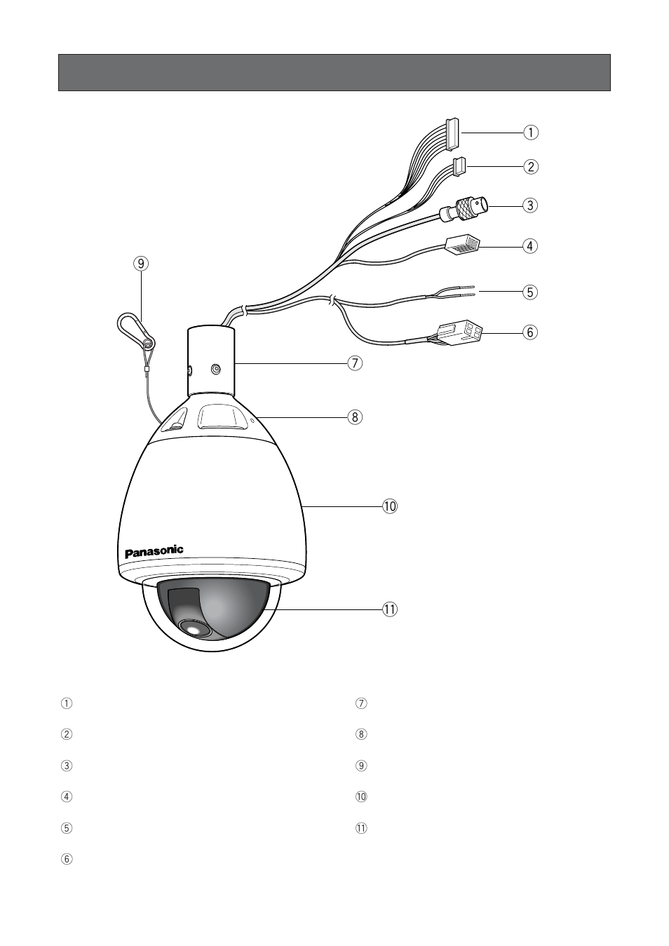 Construction | Panasonic WV-CW864 User Manual | Page 7 / 60