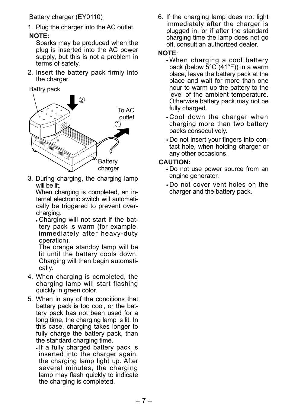 Panasonic EY6450 User Manual | Page 7 / 12