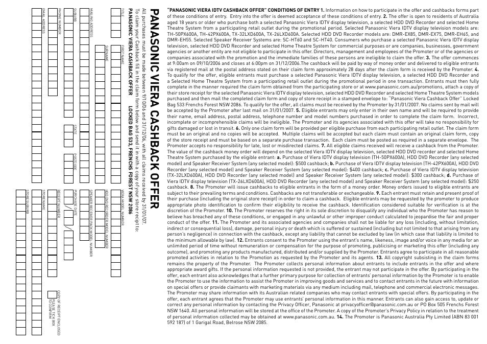 Panasonic DMR-EX 75 User Manual | Page 3 / 3