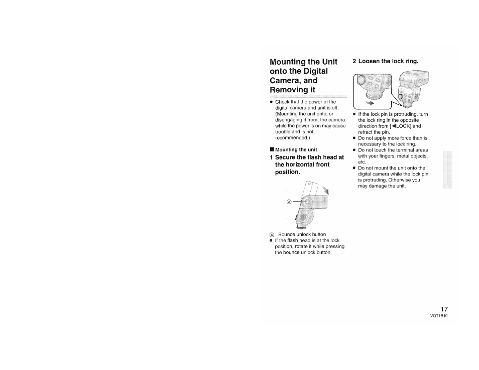 Panasonic LUMIX DMW-FL360 User Manual | Page 17 / 60