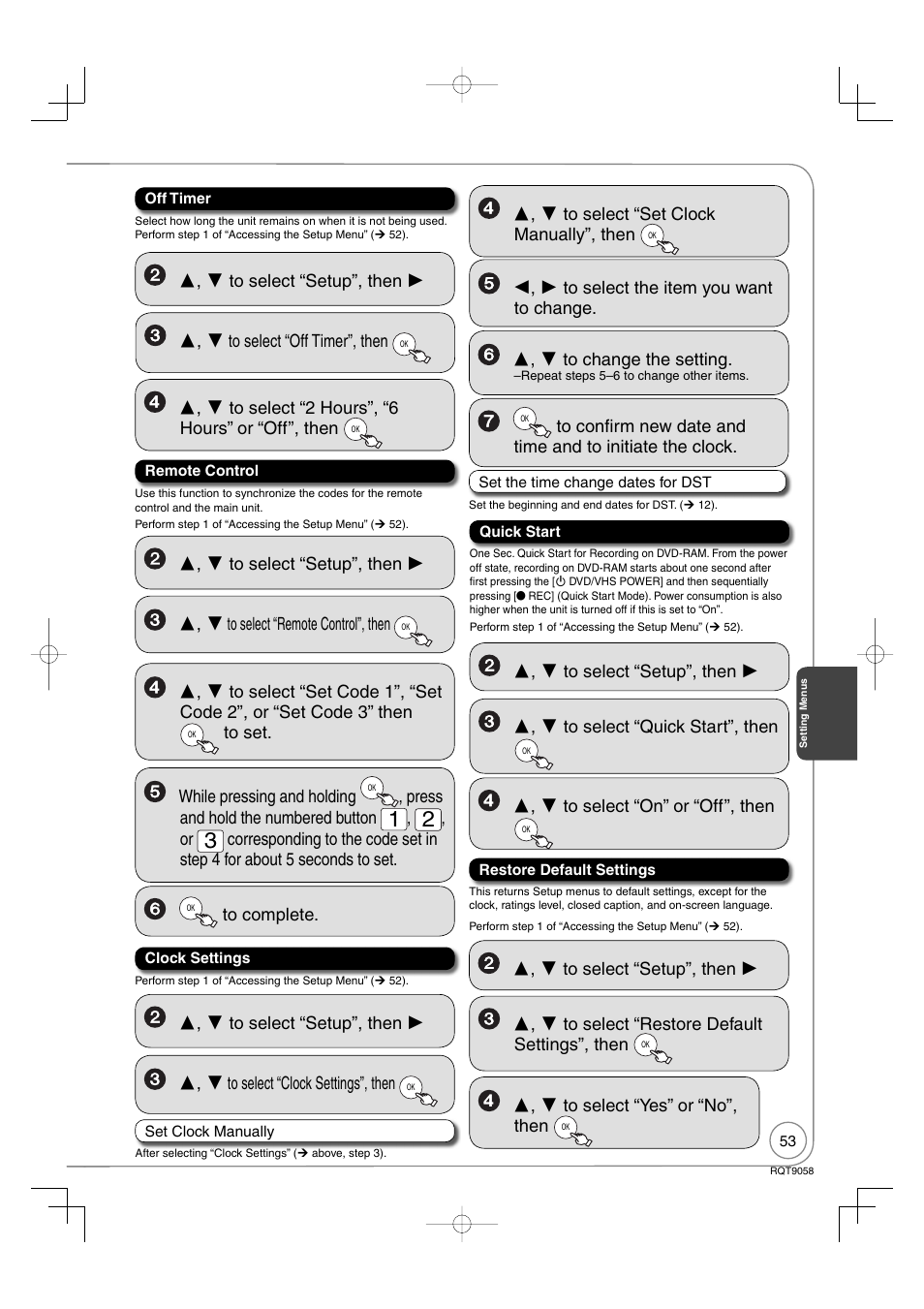 Panasonic DIGA DMR-EA38V User Manual | Page 53 / 92