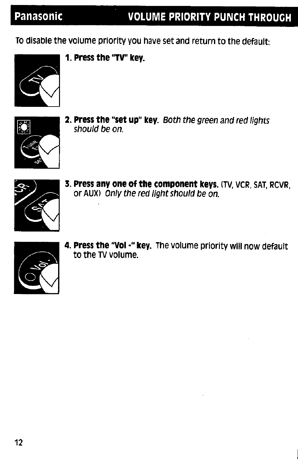 Panasonic RAK-P001 User Manual | Page 12 / 28