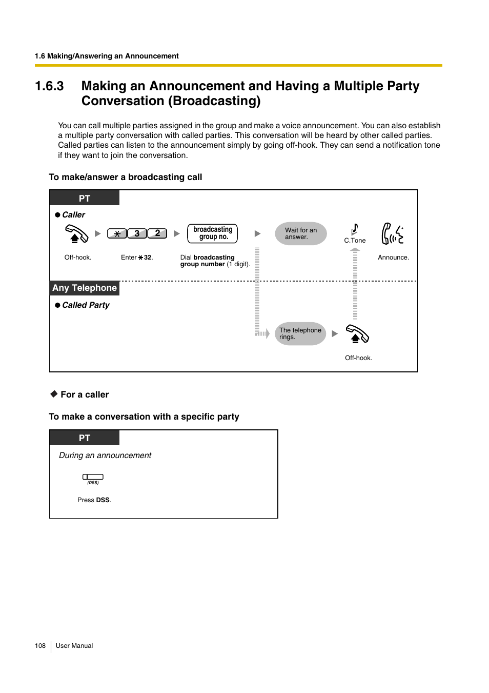 Panasonic HYBRID IP-PBX KX-TDA30 User Manual | Page 108 / 232