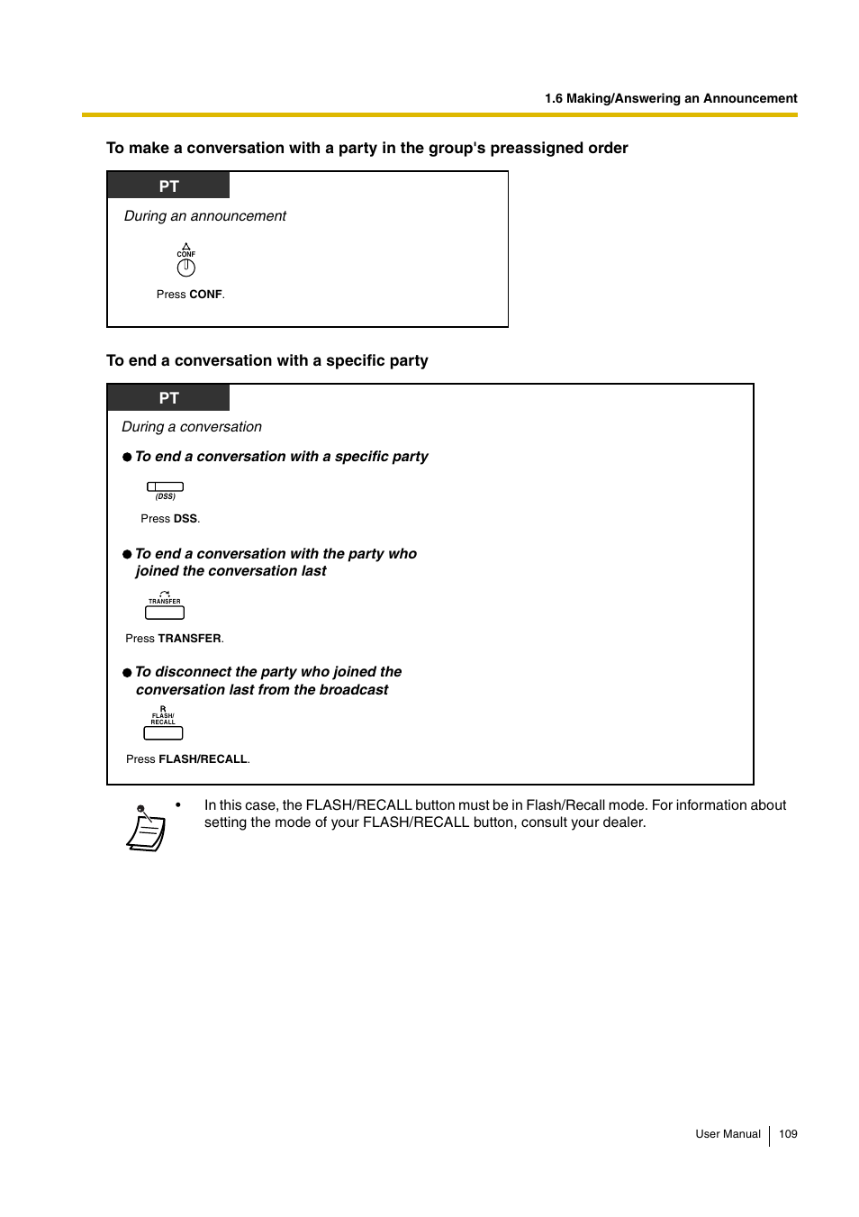 Panasonic HYBRID IP-PBX KX-TDA30 User Manual | Page 109 / 232