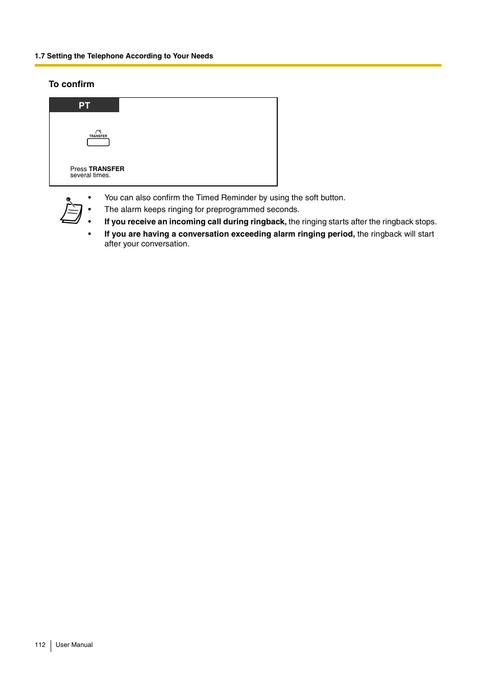 Panasonic HYBRID IP-PBX KX-TDA30 User Manual | Page 112 / 232