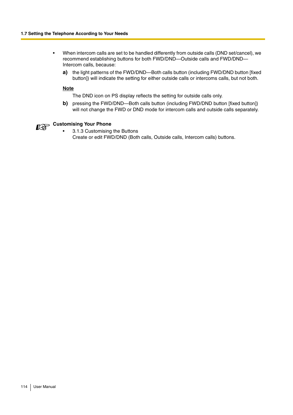 Panasonic HYBRID IP-PBX KX-TDA30 User Manual | Page 114 / 232