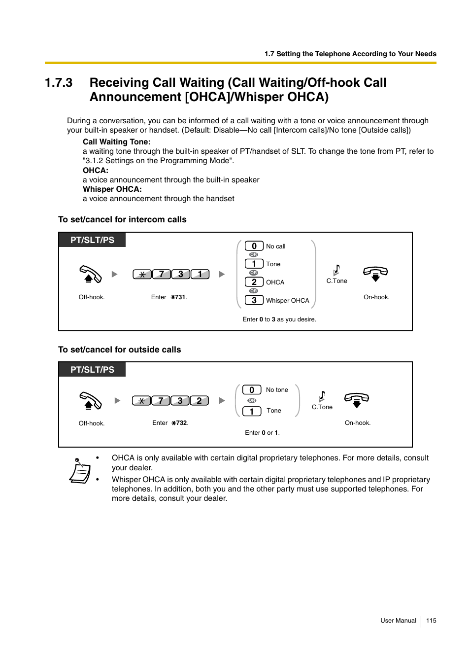 Pt/slt/ps | Panasonic HYBRID IP-PBX KX-TDA30 User Manual | Page 115 / 232