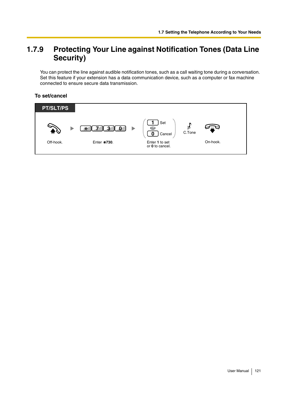 Pt/slt/ps | Panasonic HYBRID IP-PBX KX-TDA30 User Manual | Page 121 / 232