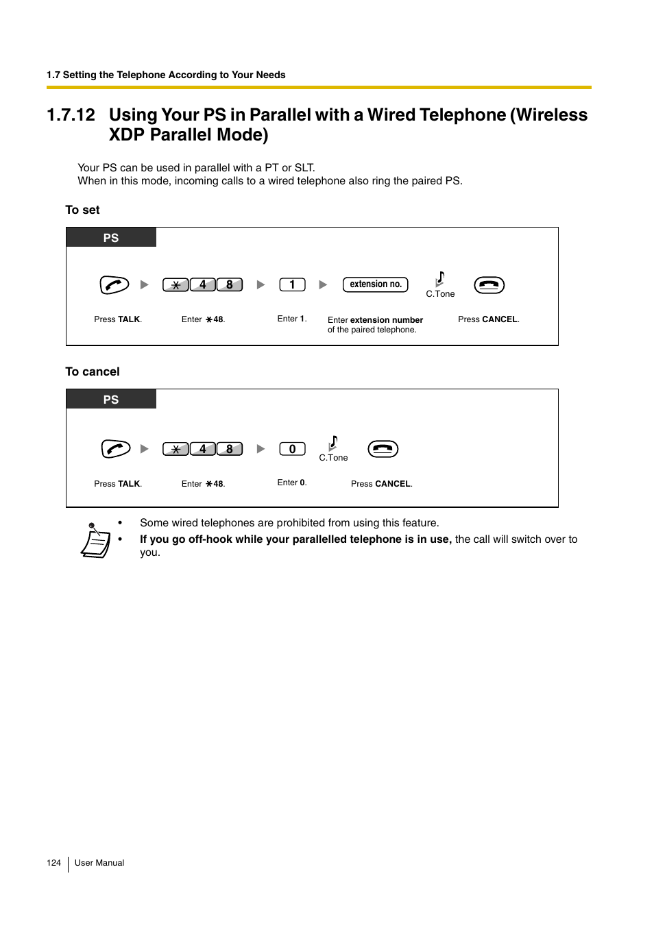 Panasonic HYBRID IP-PBX KX-TDA30 User Manual | Page 124 / 232