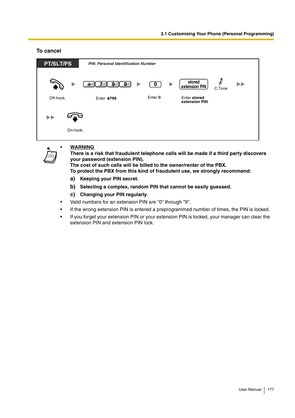 Pt/slt/ps | Panasonic HYBRID IP-PBX KX-TDA30 User Manual | Page 177 / 232