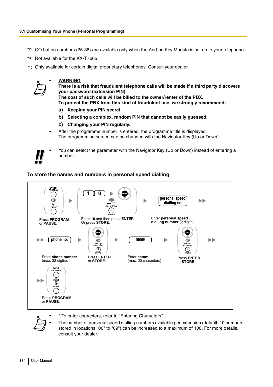 Panasonic HYBRID IP-PBX KX-TDA30 User Manual | Page 184 / 232