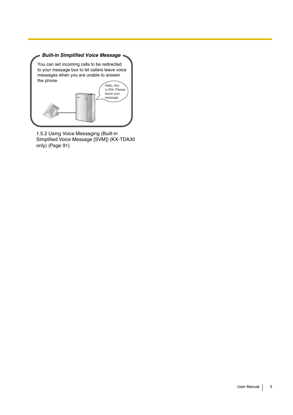 Panasonic HYBRID IP-PBX KX-TDA30 User Manual | Page 3 / 232