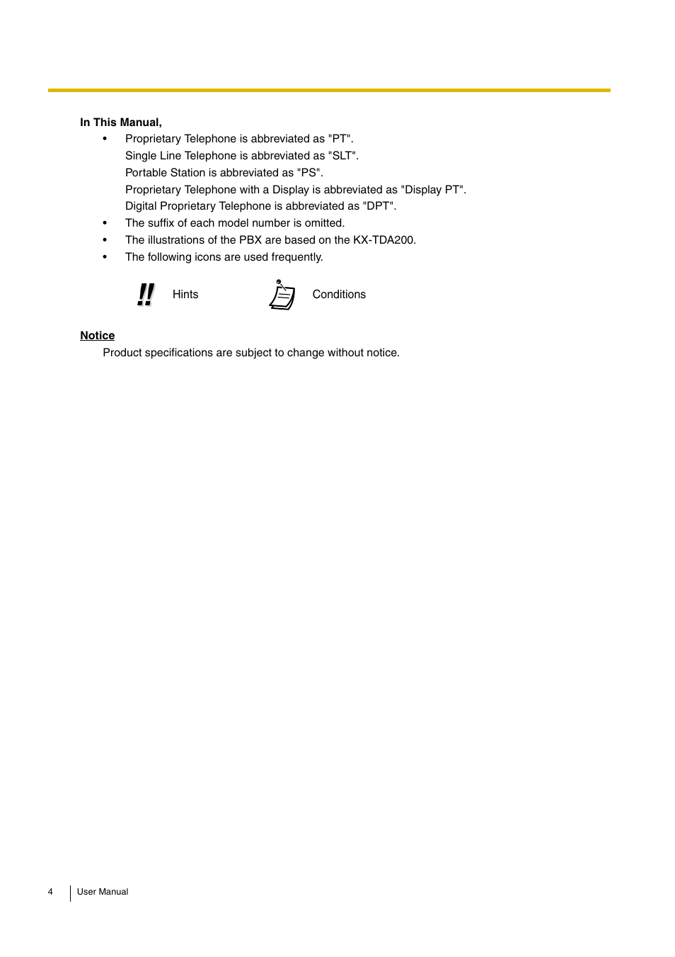 Panasonic HYBRID IP-PBX KX-TDA30 User Manual | Page 4 / 232