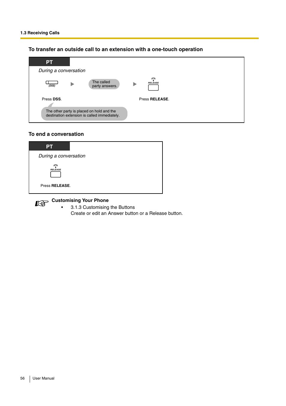 Panasonic HYBRID IP-PBX KX-TDA30 User Manual | Page 56 / 232