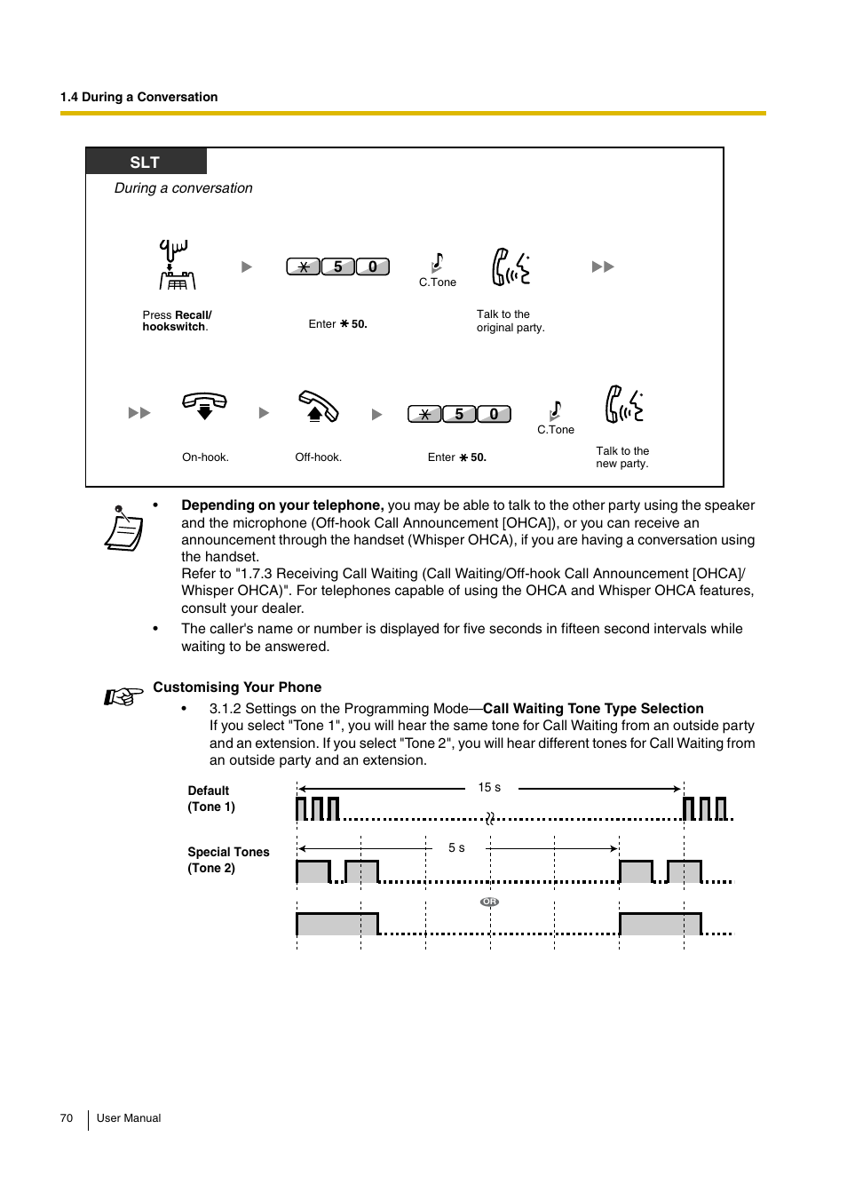 Panasonic HYBRID IP-PBX KX-TDA30 User Manual | Page 70 / 232