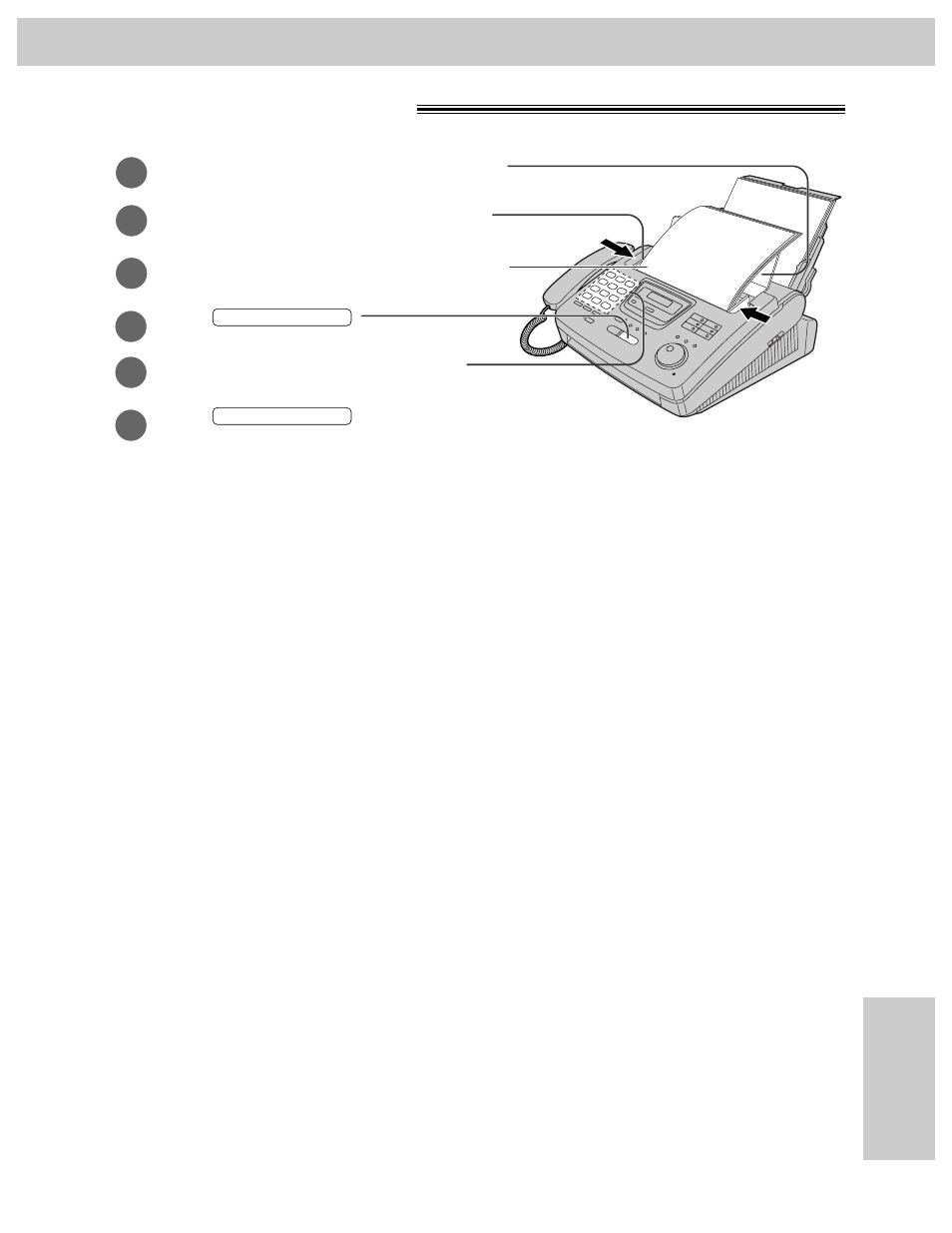 Comienzo rápido en español, Para hacer una copia | Panasonic KX-FP250 User Manual | Page 107 / 112