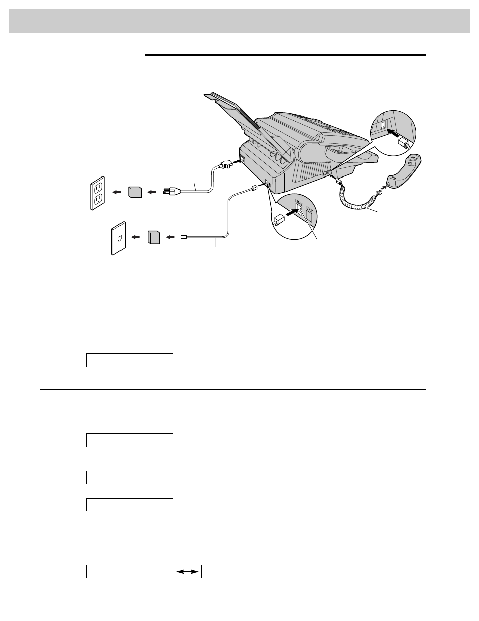 Setup connections, Automatic dialing mode setting | Panasonic KX-FP250 User Manual | Page 24 / 112