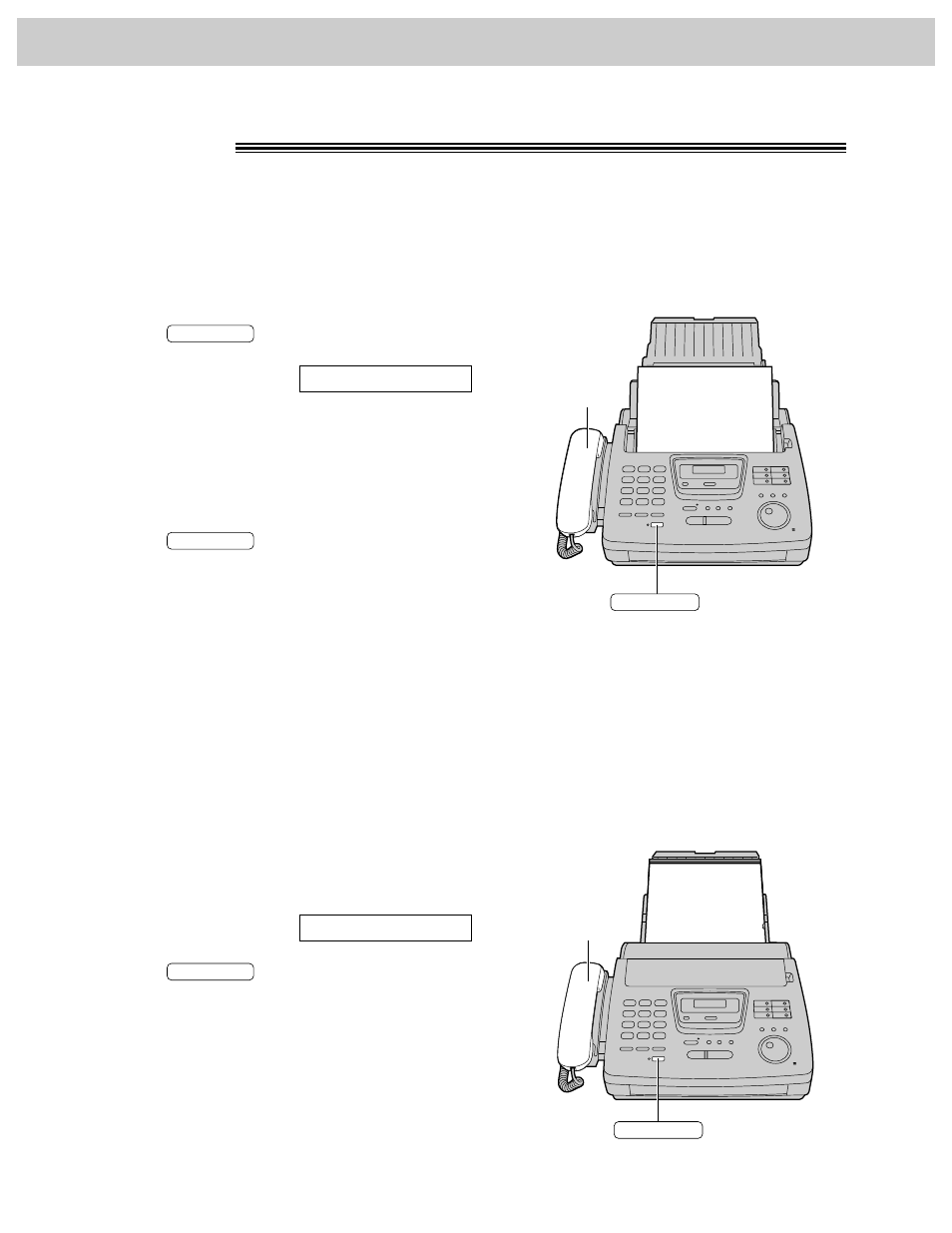 Initiating voice contact, Receiving a request for voice contact | Panasonic KX-FP250 User Manual | Page 40 / 112