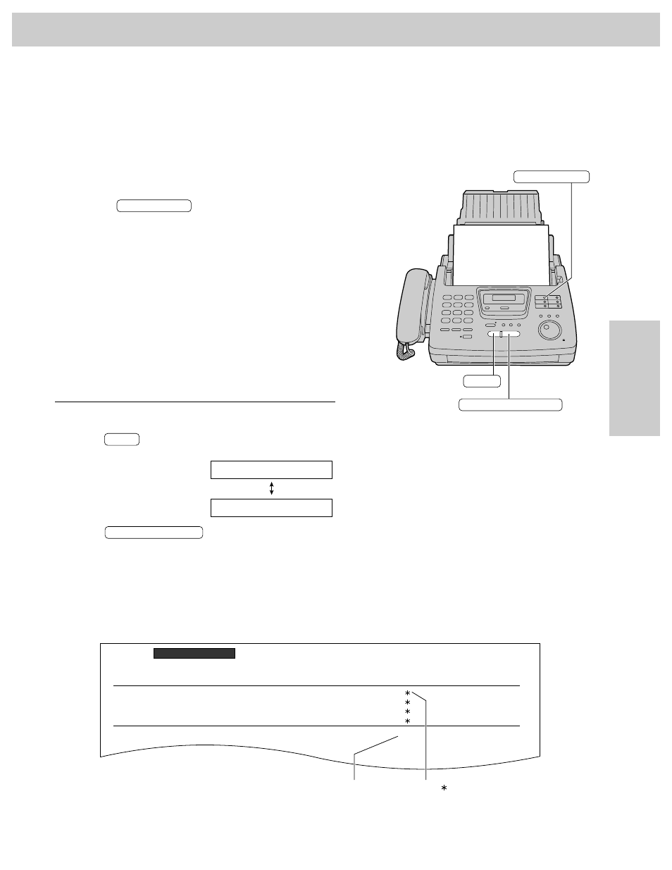 Sending faxes, Using the broadcast key, Broadcast report | Panasonic KX-FP250 User Manual | Page 53 / 112