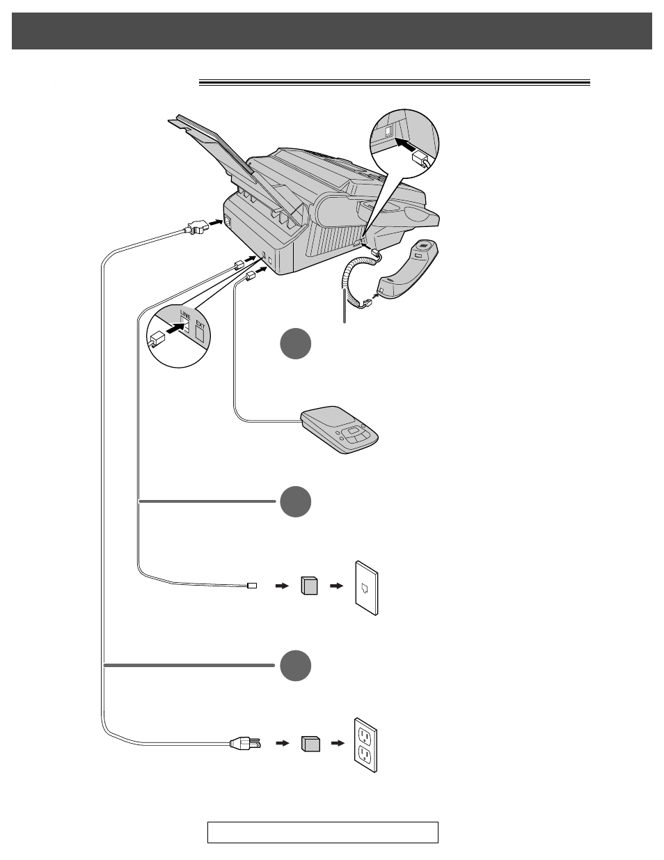 Quick start, Connections, Handset cord | Telephone line cord, Power cord | Panasonic KX-FP250 User Manual | Page 6 / 112