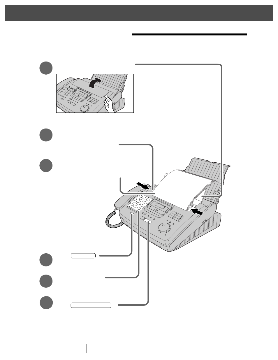Quick start, Fax - sending/receiving, Fax - sending | Panasonic KX-FP250 User Manual | Page 9 / 112