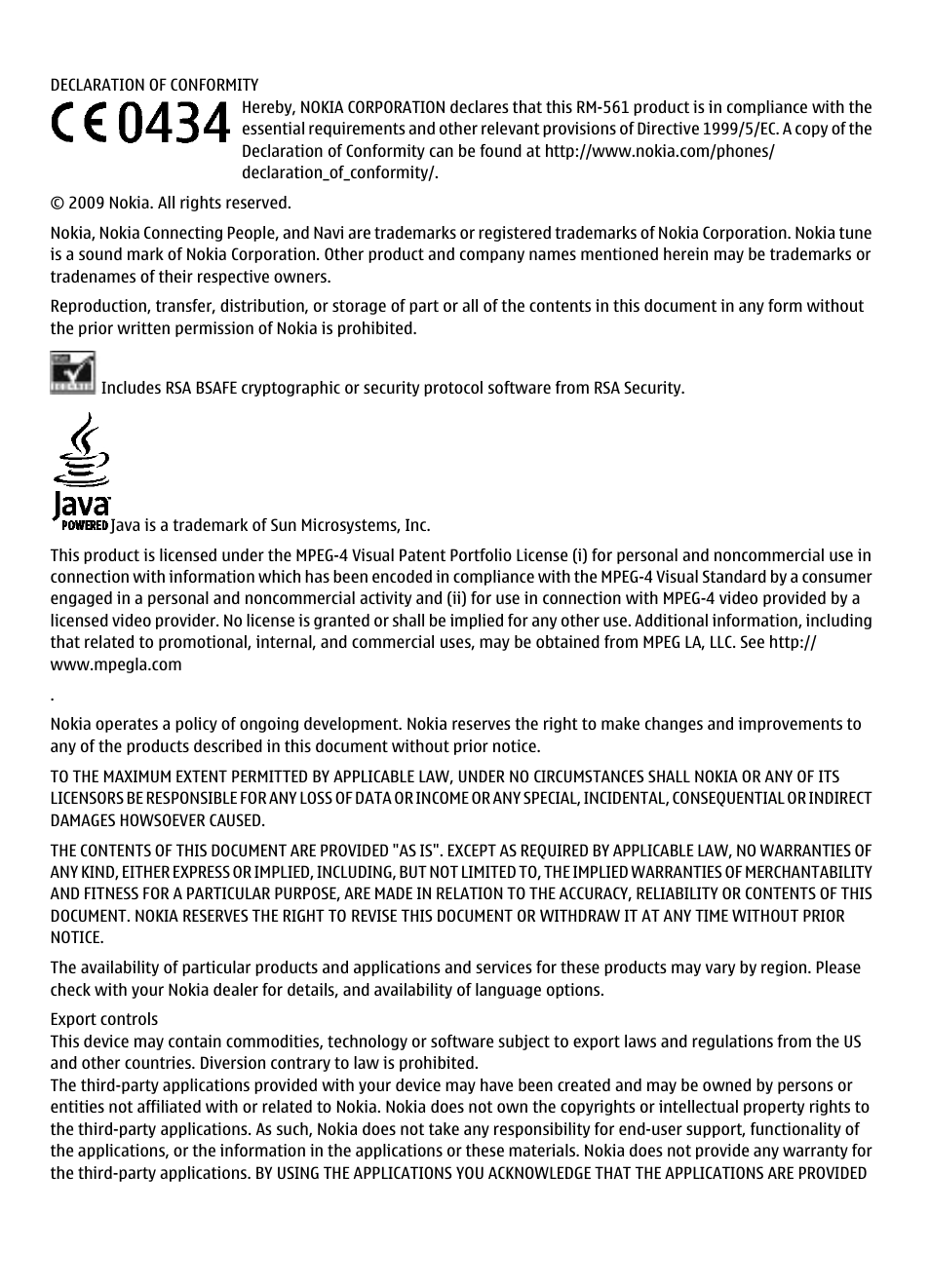 Nokia 2700 Classic User Manual | Page 2 / 37