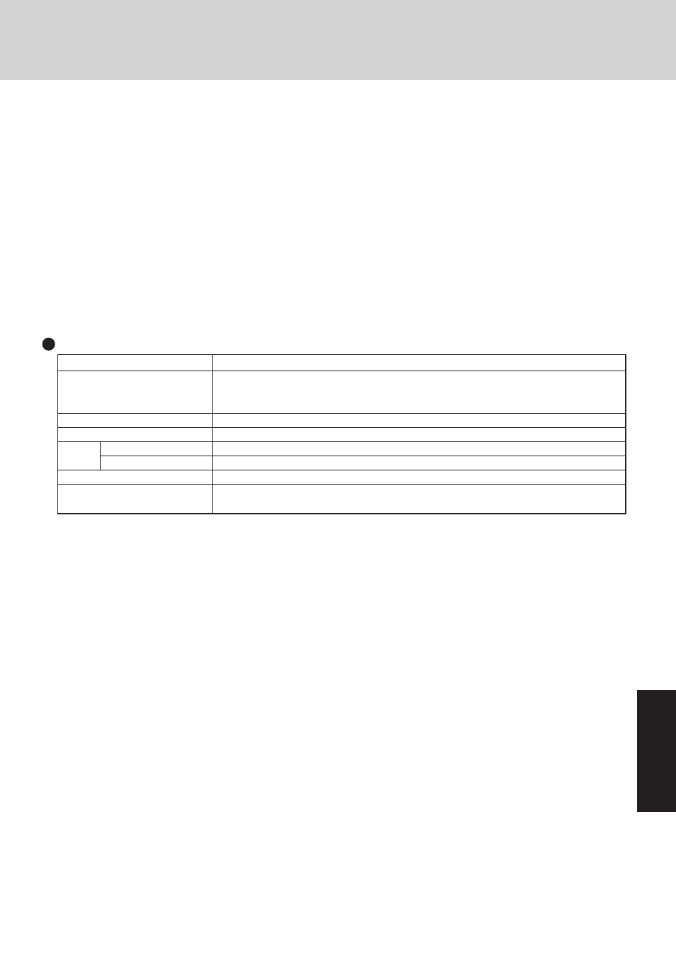 Specifications, Main specifications | Panasonic CF-47 User Manual | Page 31 / 36