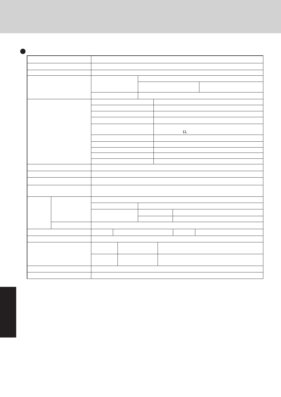 Specifications, Other specifications | Panasonic CF-47 User Manual | Page 32 / 36