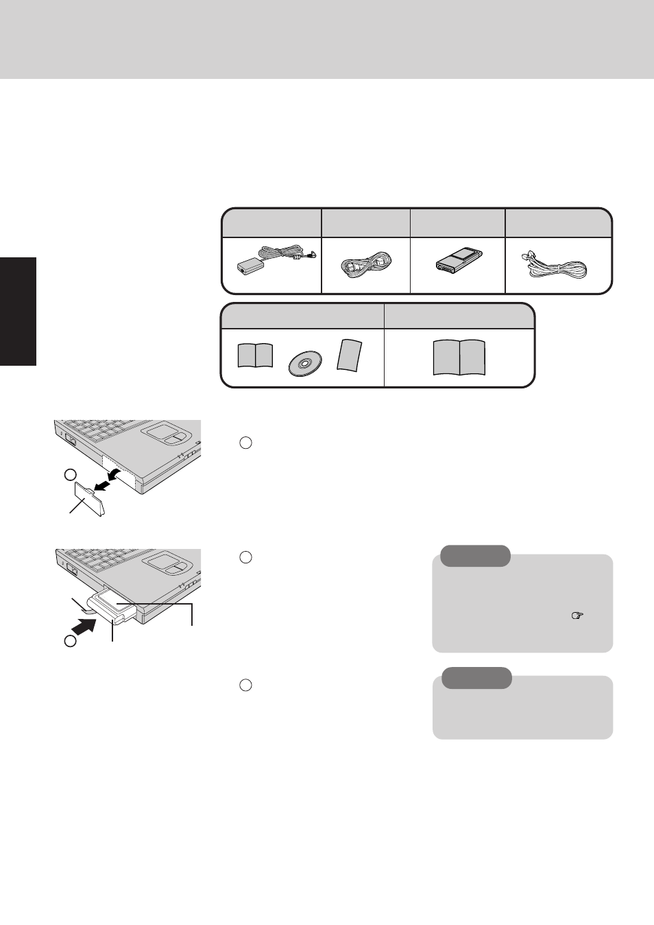 First-time operation | Panasonic CF-47 User Manual | Page 8 / 36