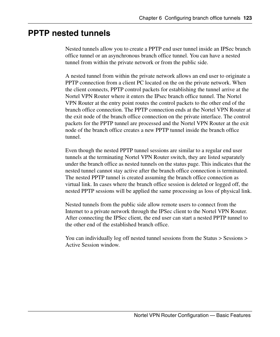 Pptp nested tunnels | Panasonic 7 User Manual | Page 123 / 178