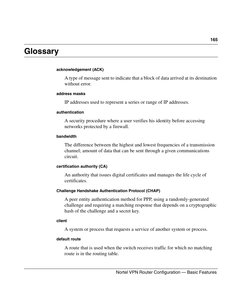 Glossary | Panasonic 7 User Manual | Page 165 / 178