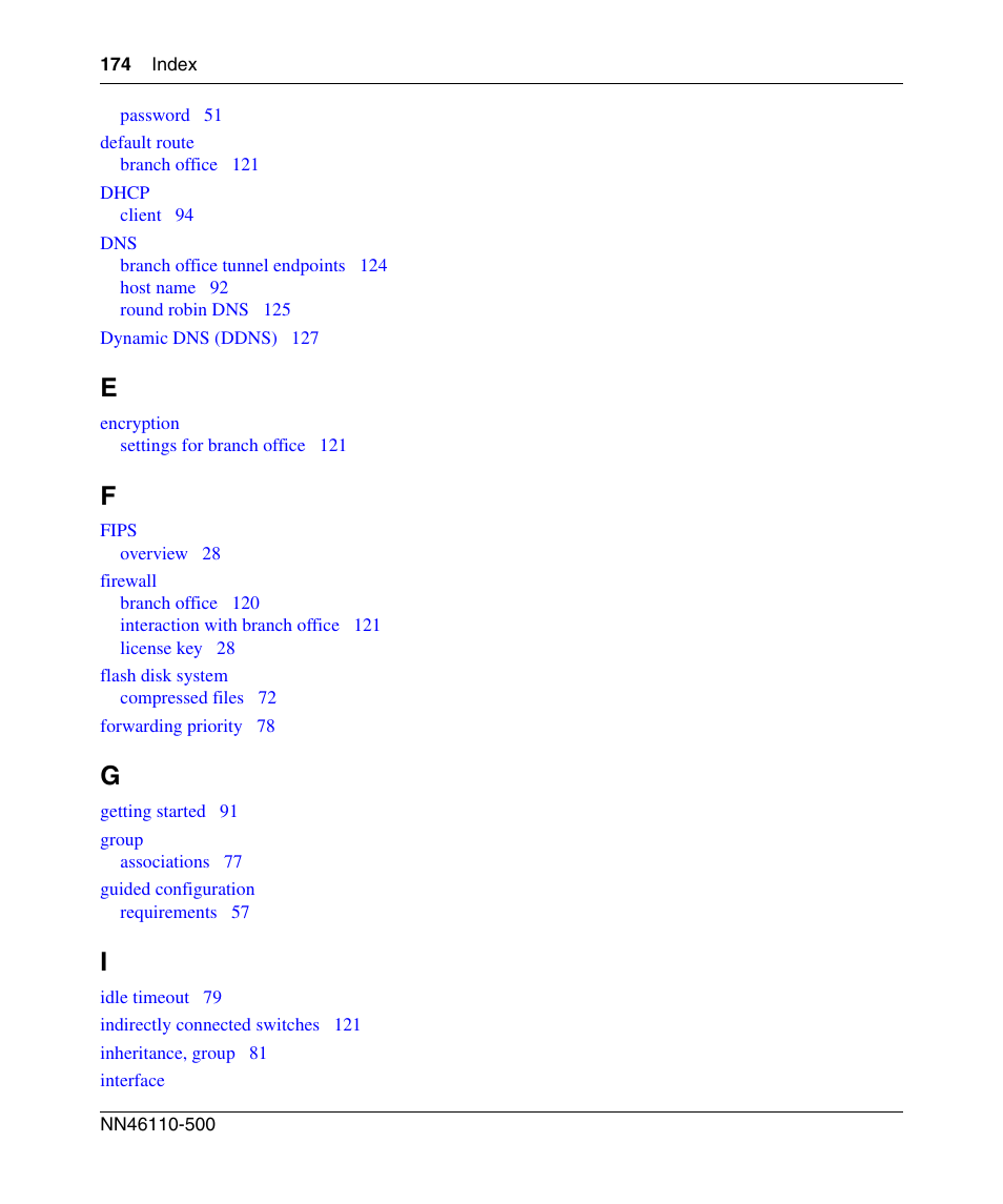 Panasonic 7 User Manual | Page 174 / 178