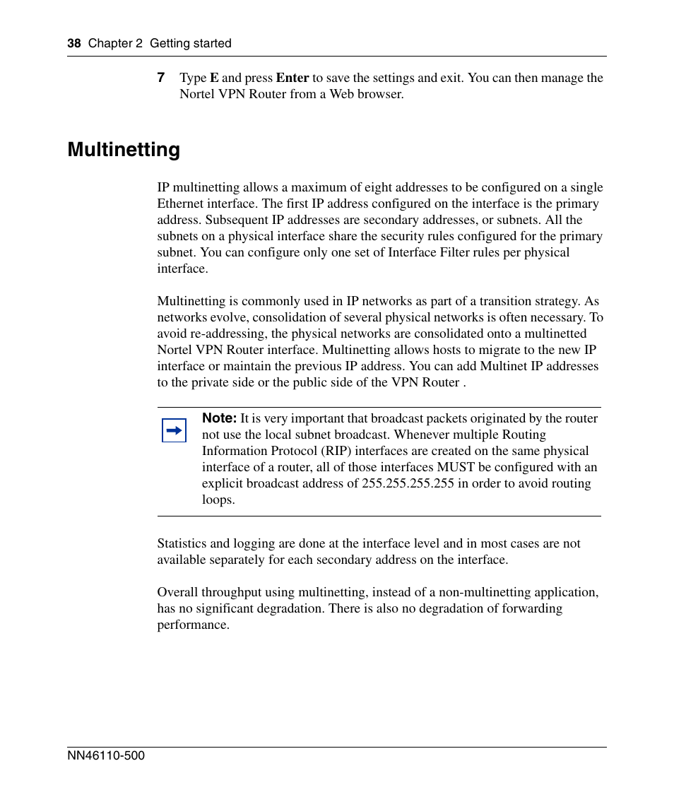 Multinetting | Panasonic 7 User Manual | Page 38 / 178