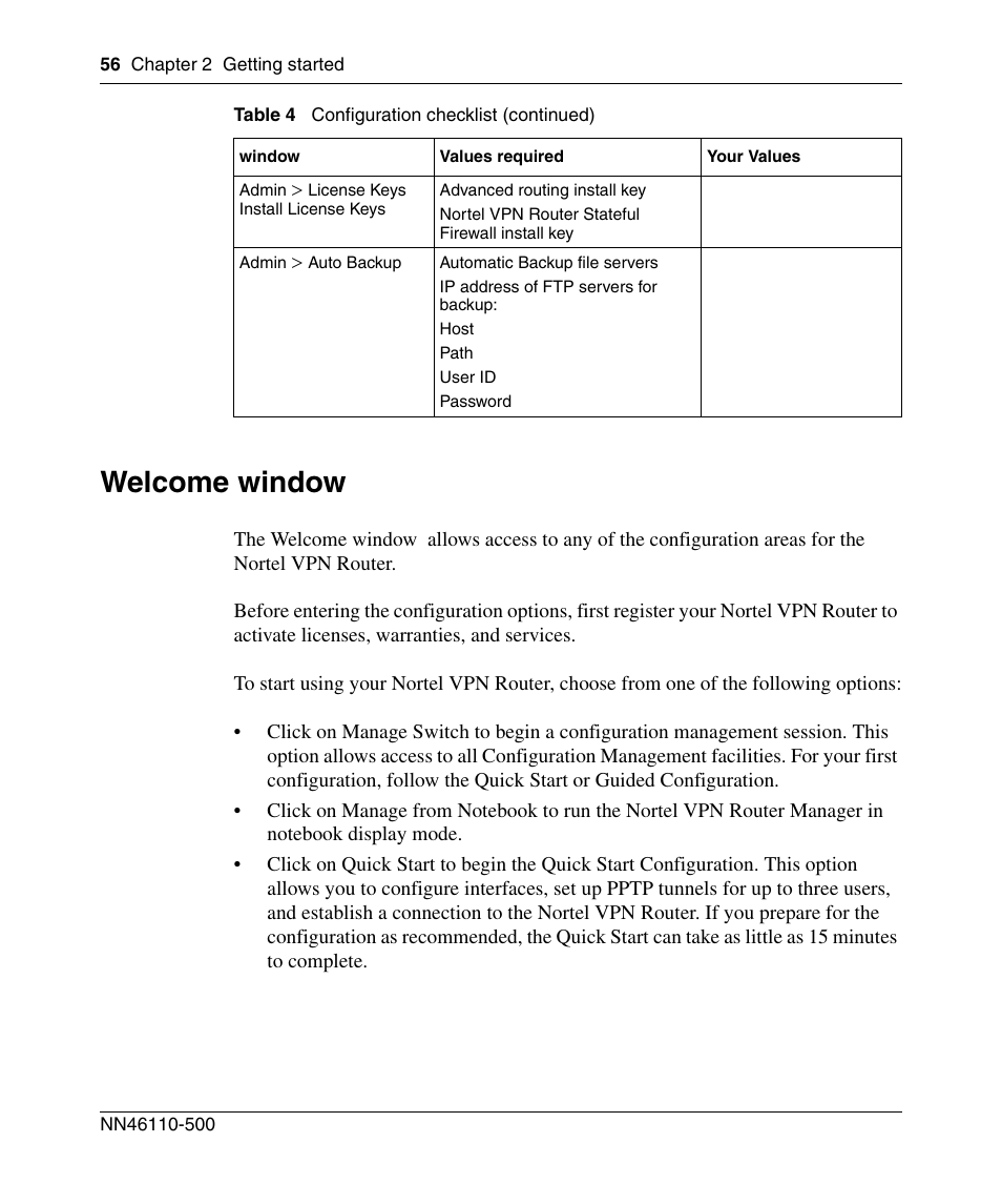 Welcome window | Panasonic 7 User Manual | Page 56 / 178