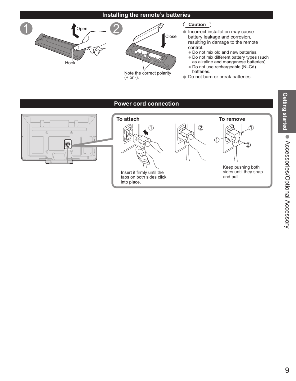 Panasonic TC-50PX34 User Manual | Page 10 / 62