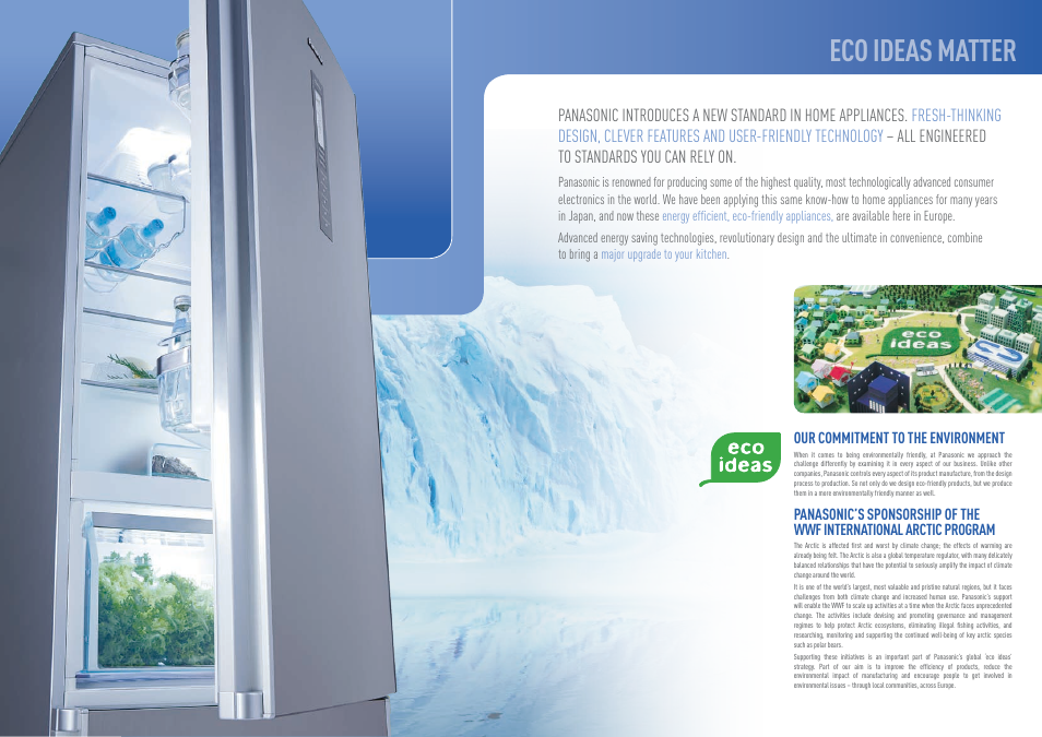 Eco ideas matter | Panasonic NR-B30FG1-WB User Manual | Page 2 / 9