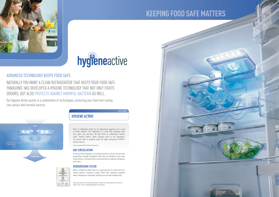 Keeping food safe matters | Panasonic NR-B30FG1-WB User Manual | Page 5 / 9