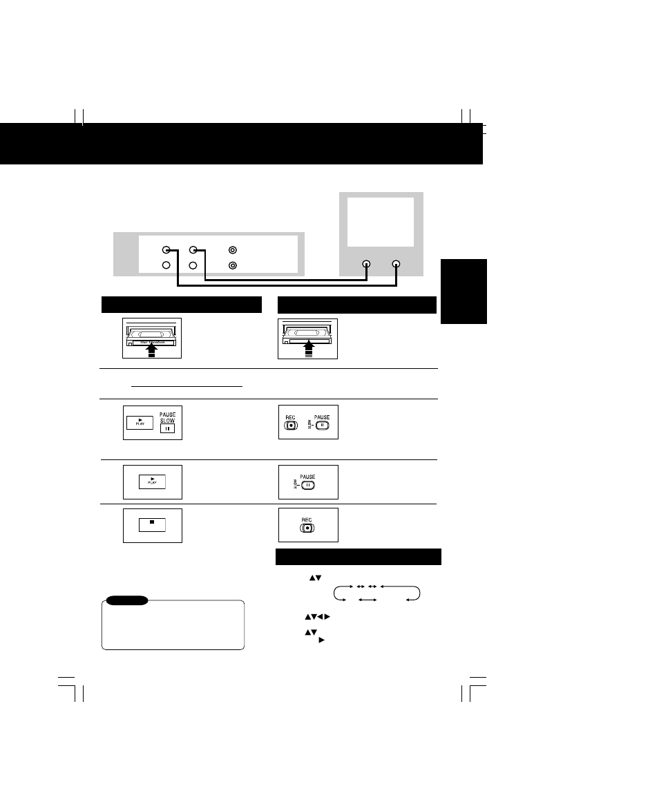 Copy your tapes (dubbing) | Panasonic PV-C2063A User Manual | Page 13 / 40