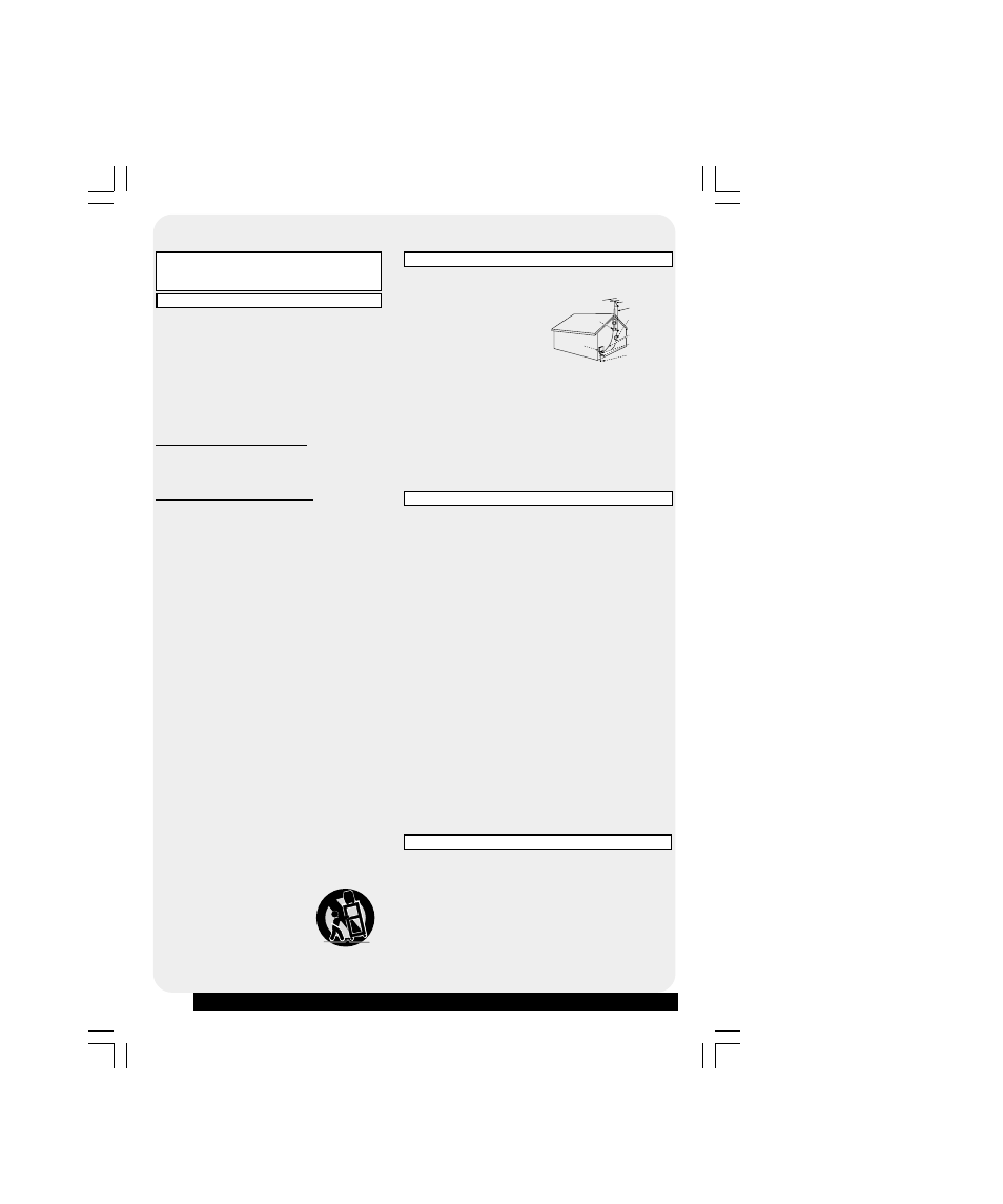Initial setup, Important safeguards and precautions | Panasonic PV-C2063A User Manual | Page 2 / 40