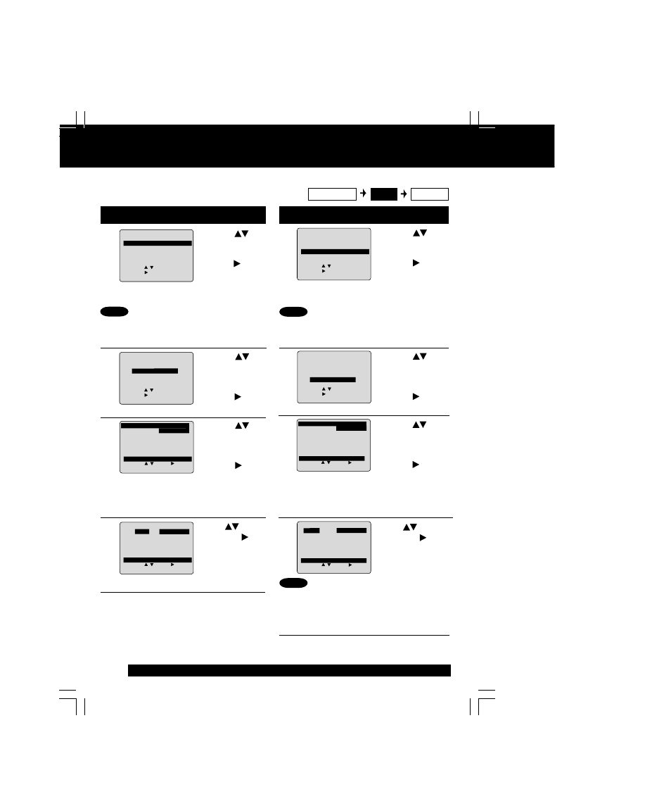 V-chip control feature, Continued), Setup us movies ratings | Setup us tv programs ratings | Panasonic PV-C2063A User Manual | Page 30 / 40