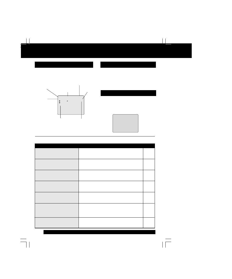 For your information, On-screen display (osd), Warning and instruction displays | Panasonic PV-C2063A User Manual | Page 34 / 40