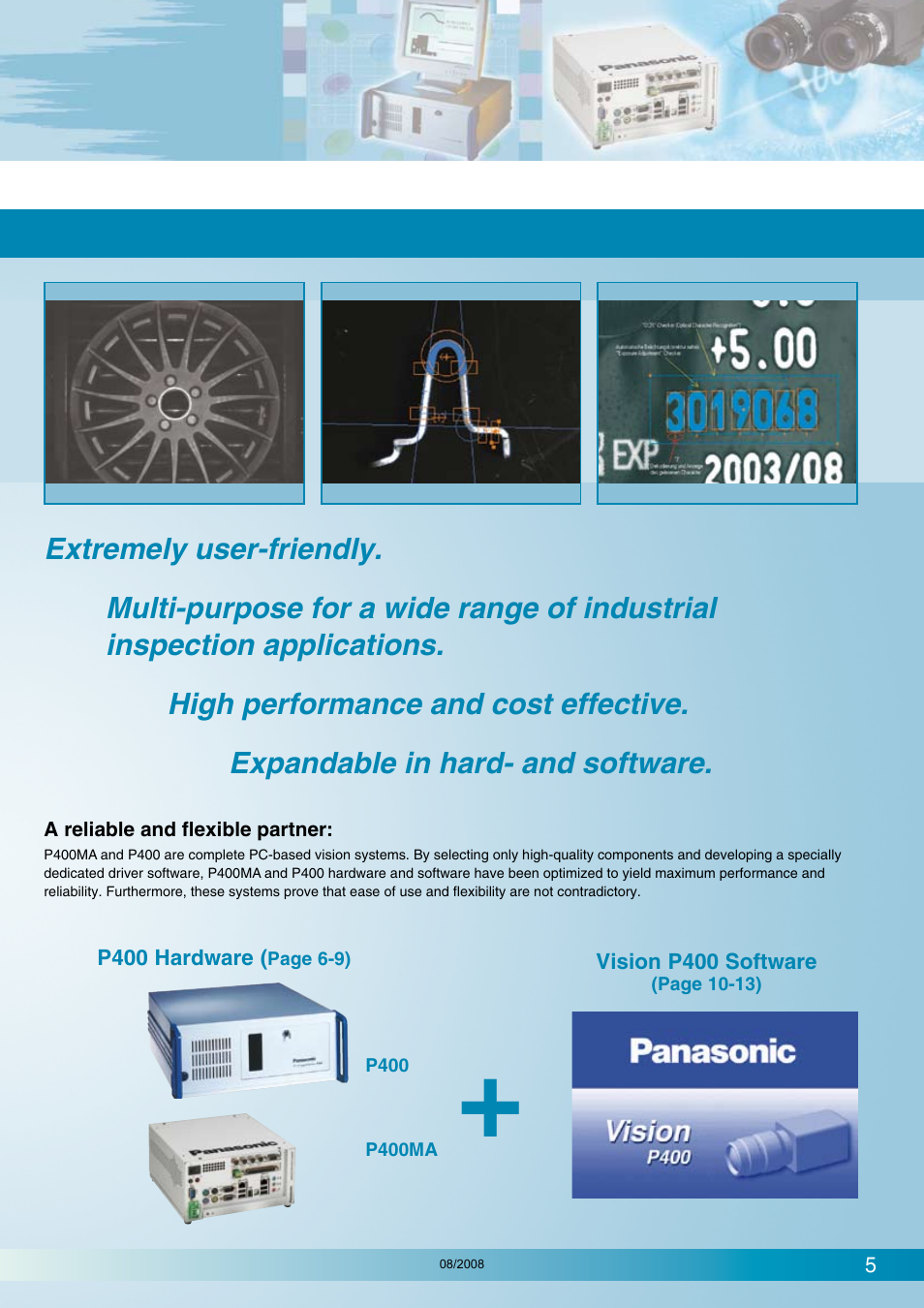 Panasonic Imagechecker P400 User Manual | Page 5 / 20