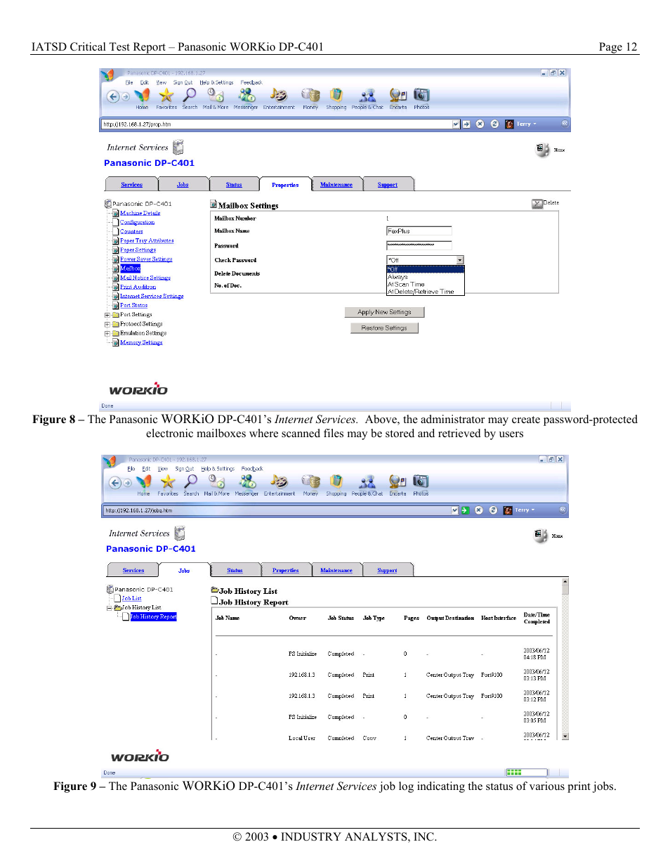 Panasonic DP-C401 User Manual | Page 12 / 22