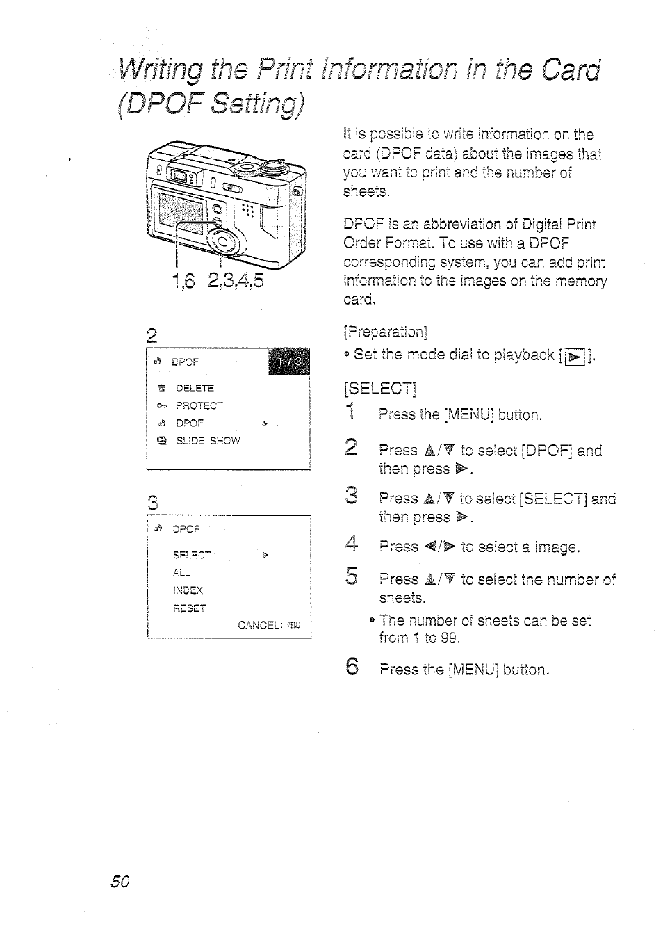 Panasonic DMC-LC20T  EN User Manual | Page 50 / 72