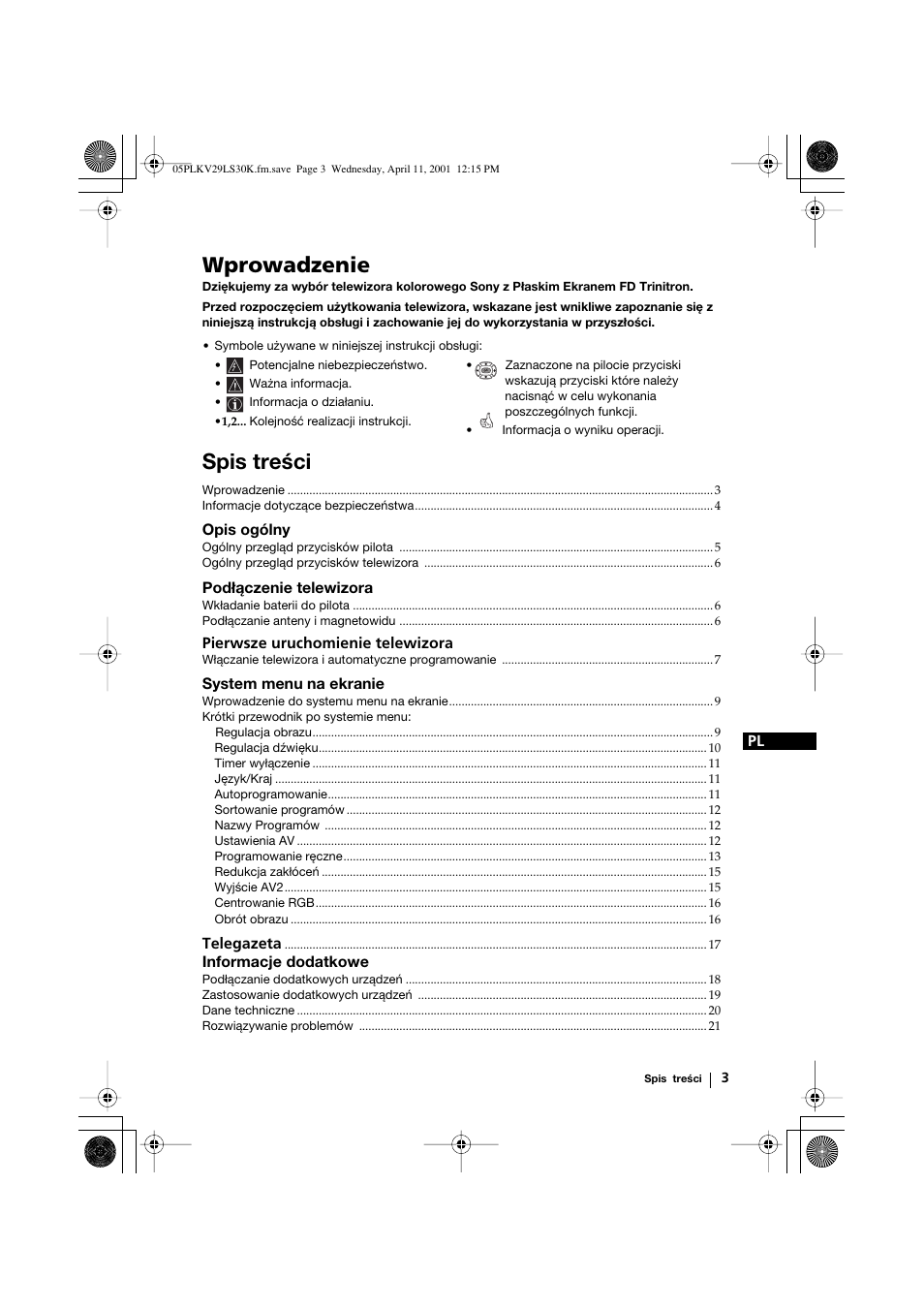Sony KV-29LS30K User Manual | Page 78 / 116
