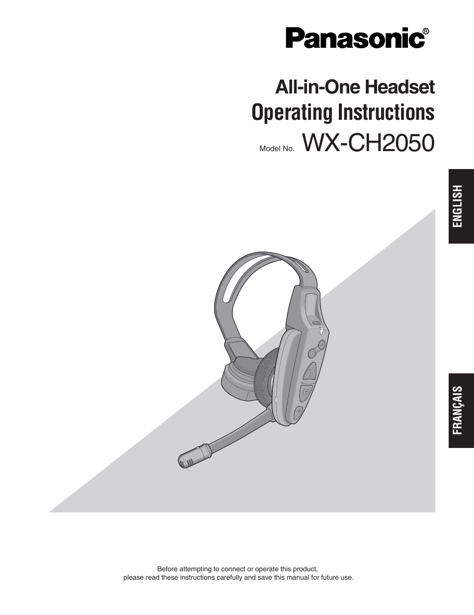 Panasonic WX-CH2050 User Manual | 14 pages