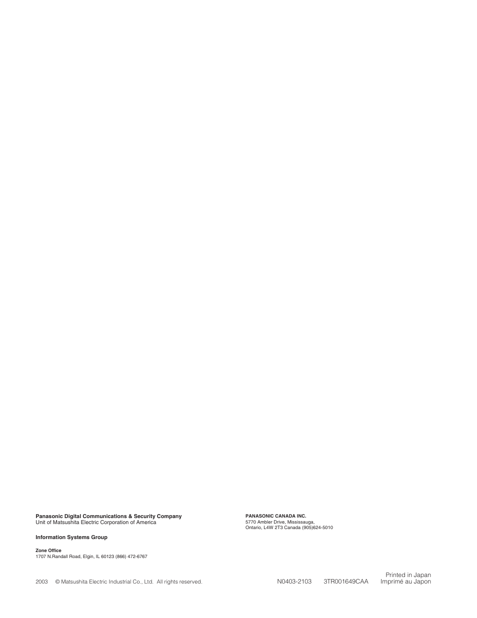 Panasonic WX-CH2050 User Manual | Page 14 / 14